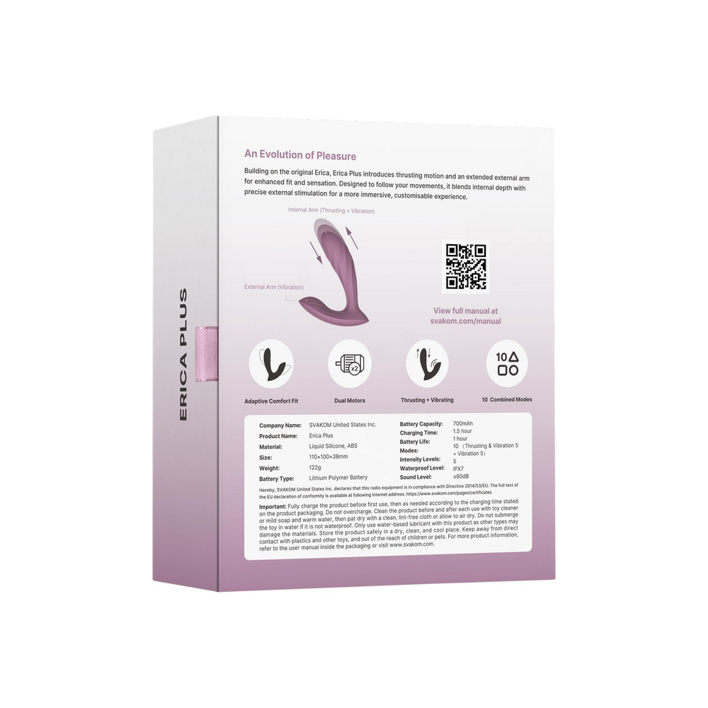 Svakom Erica Plus - Интерактивный вибромассажер