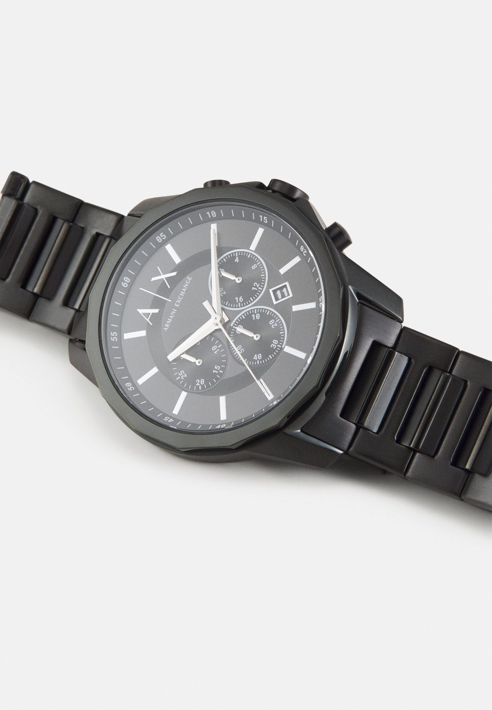 Armani Exchange BANKS - часы с хронографом - Чёрный