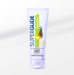 Гель лубрикант с ароматом ананаса HOT SuperGlide на водной основе 75 мл