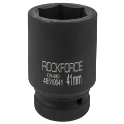 Головка ударная глубокая 41мм 1''6гр. RockForce RF-48510041