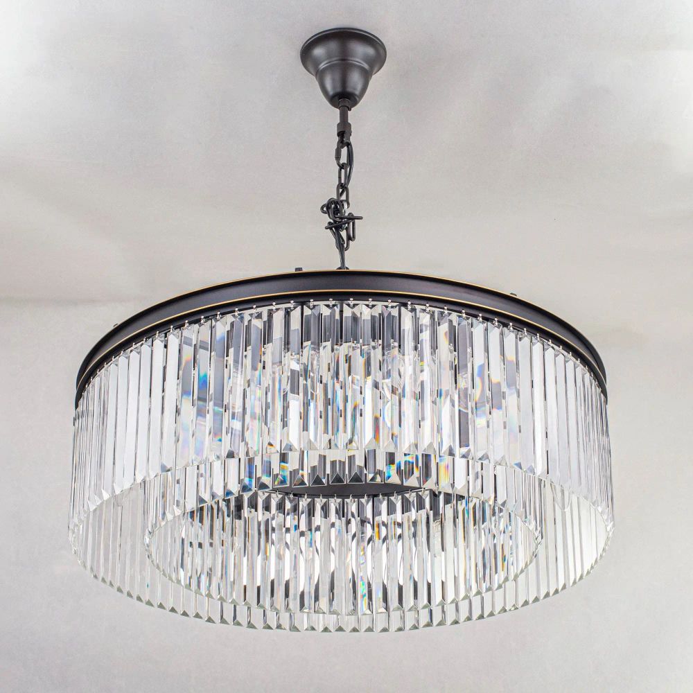 Citilux Мартин CL332161 Люстра хрустальная подвесная Прозрачная