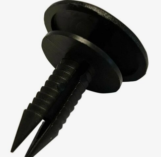 Клипса обшивки салона Газель 3302-5602156-10 завод (100шт) (папа+мама) ЧЕРНАЯ