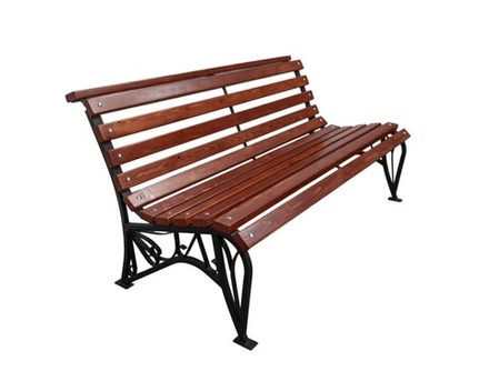 Скамейка парковая «Идиллия» сосна 1,5м, дуб