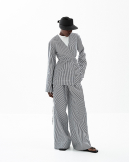 №038 Пижама городская (синяя полоска)