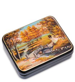 Народные промыслы ШК-55/193 Шкатулка «Осень» исп. Маркова Т