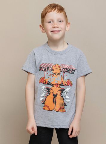 037_БК24 Футболка кор.рукав д/м, серый меланж