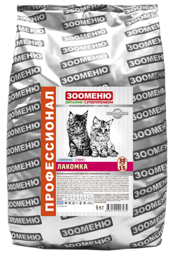 ЗООМЕНЮ ЛАКОМКА для кошек (Утка с индейкой) 30/15