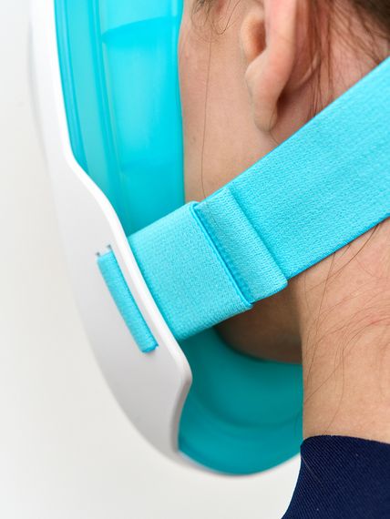 Маска полнолицевая Sargan Планета океан 2.0 белый/бирюзовый