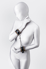 Наручники с анималистическим принтом ToyFa Anonymo 310102