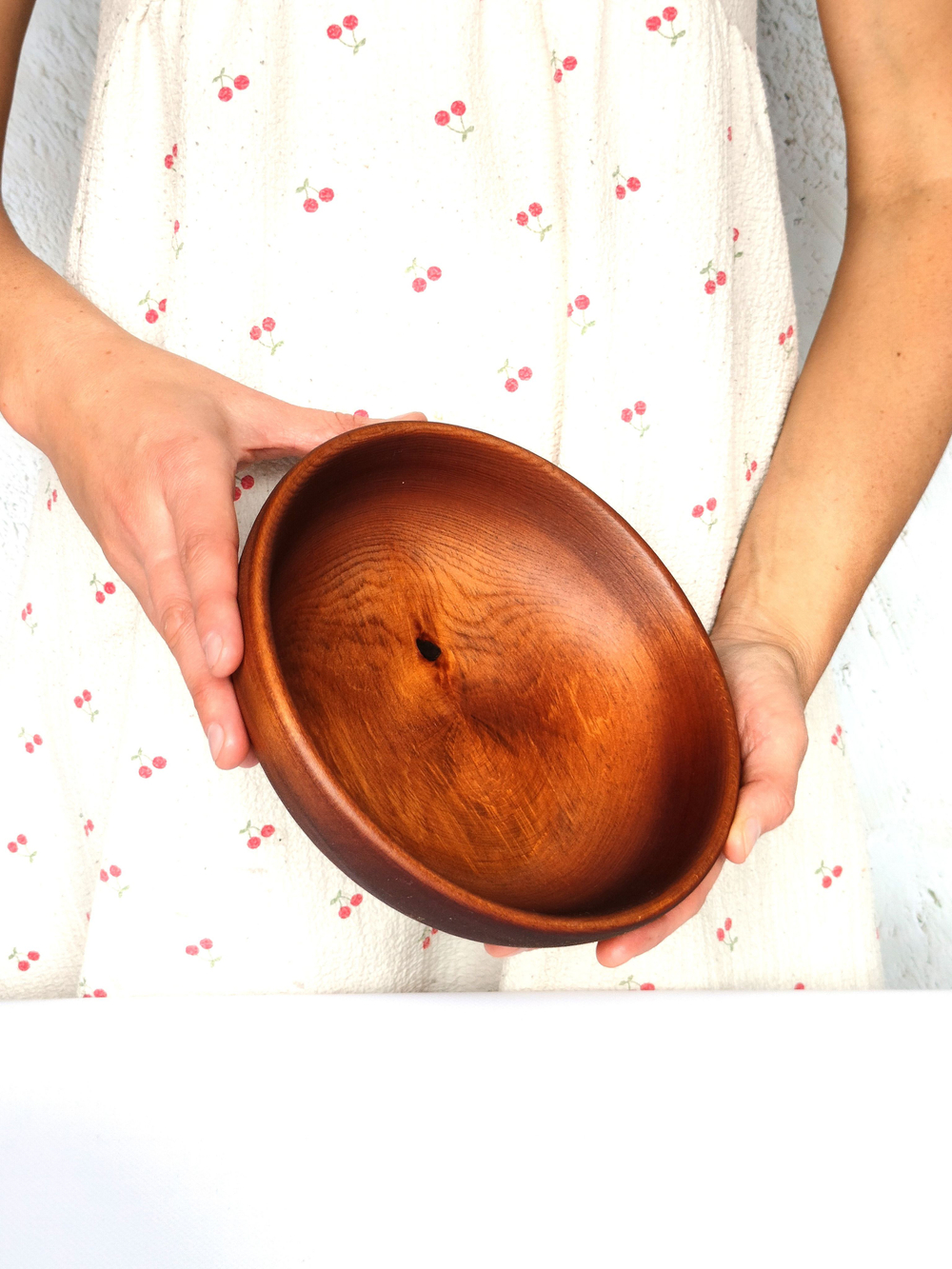 Деревянная тарелка Art of Siberia из массива сибирского кедра T229