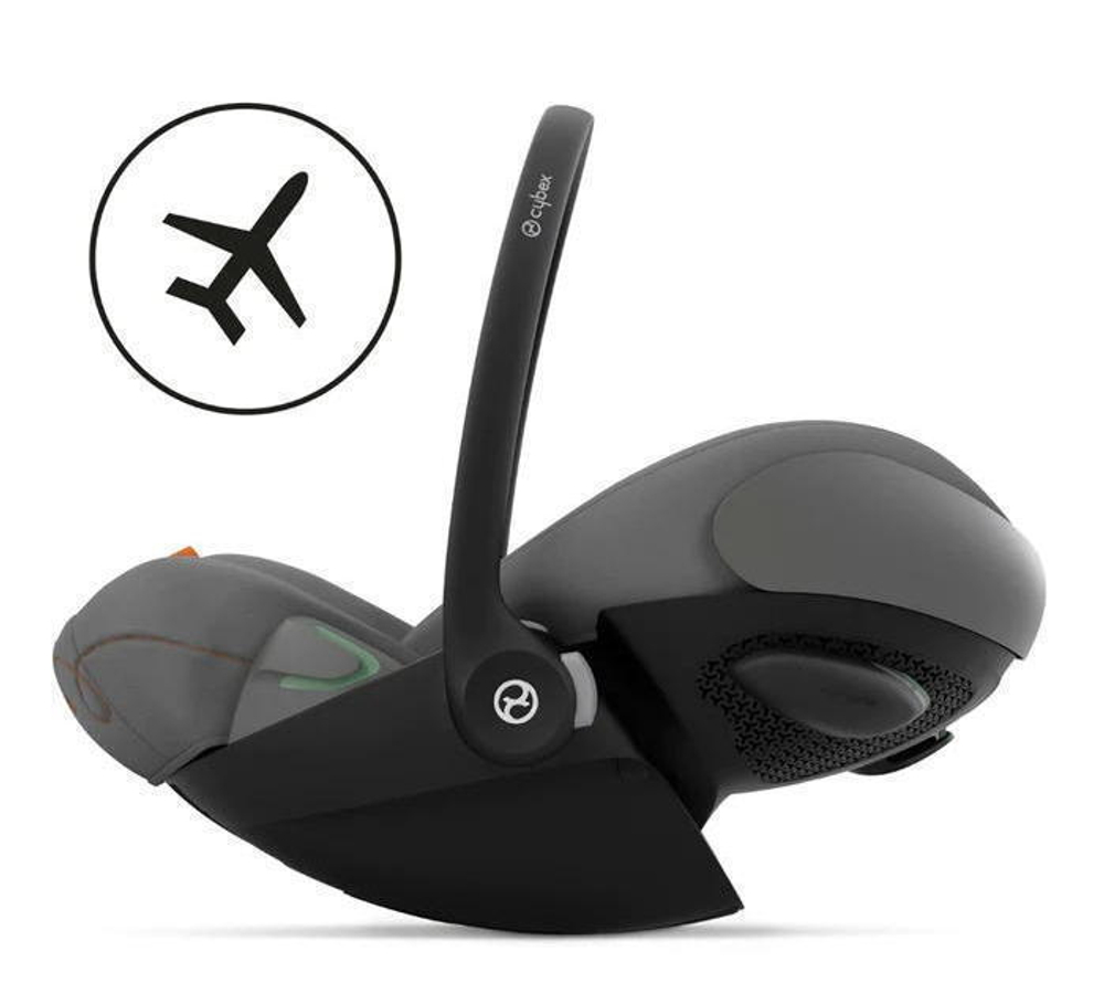 Коляска Cybex Priam IV Rosegold complete и автокресло Cloud G i-Size Lava Grey 3 в 1 Cozy Beige