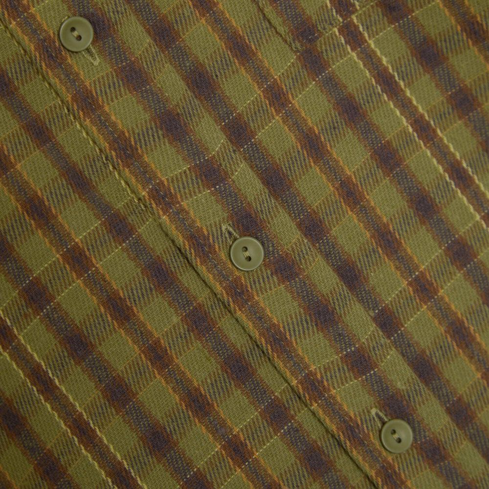 Рубашка Меч Plaid Flannel светло-зеленая