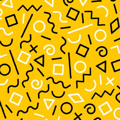 Мемфис на желтом