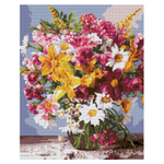 Алмазная мозаика 40*50см полн.заполн. "Летний букет" (Lori)