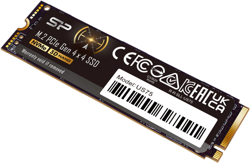 Накопитель SSD M.2 2280 Silicon Power US75 4096 ГБ