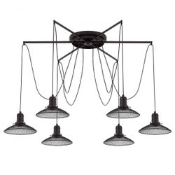 Citilux Эдисон CL451262 Люстра паук Венге