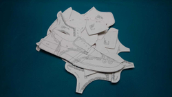 Лекала, (выкройки) Л - 8.1 мужские ДЕРБИ