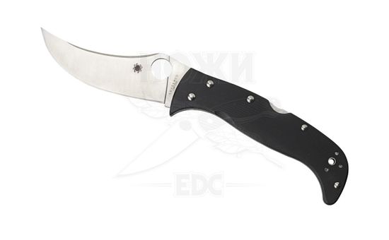 Складной нож Spyderco Chinook 4 63GP4 c клинком из стали CPM-S30V, рукоять карбон