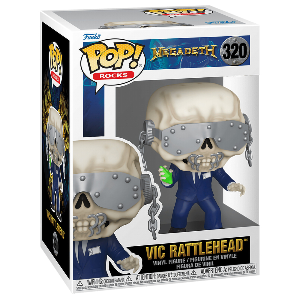 Фигурка Funko POP! Rocks - Megadeth Vic Rattlehead