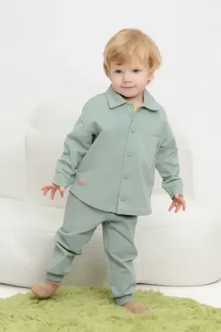 брюки  для мальчика  КР 400667/холодная мята к460