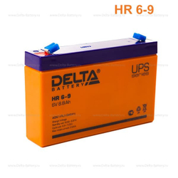 Аккумуляторная батарея Delta HR 6-9 (634W) (6V / 9Ah)
