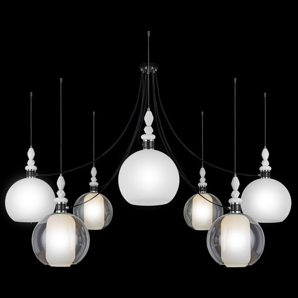 Подвесная люстра 33 идеи M66TW PND182.07.17CH.003BL-M66TW