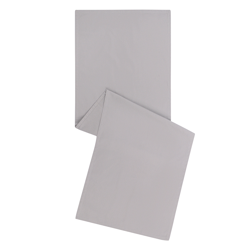 Дорожка на стол из хлопка серого цвета из коллекции essential, 45х150 см