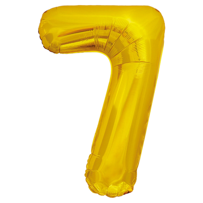 Цифра 7 "Золотой" (34''/86 см)