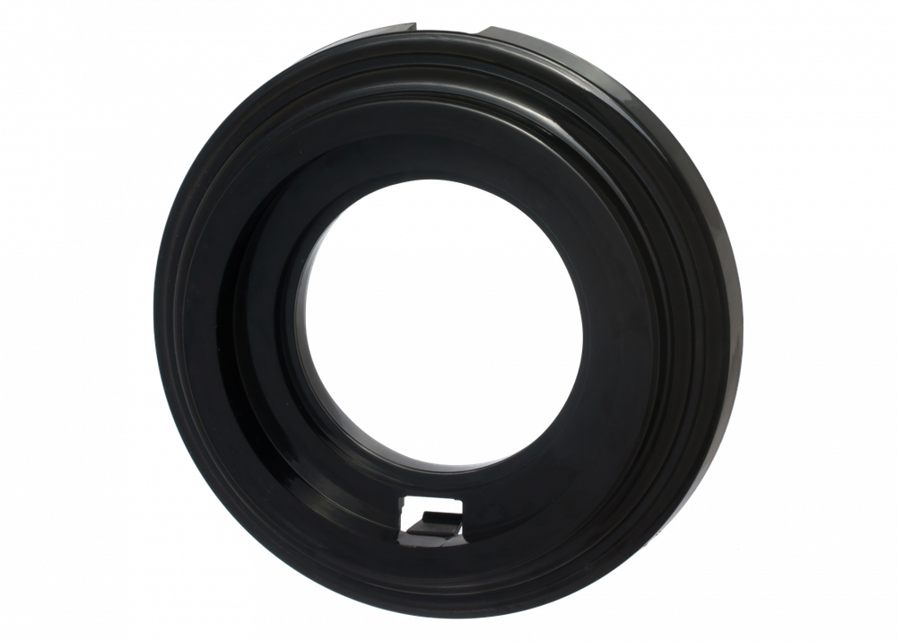 Рамка 1 постовая, пластик, цвет Черный BF1-610-23