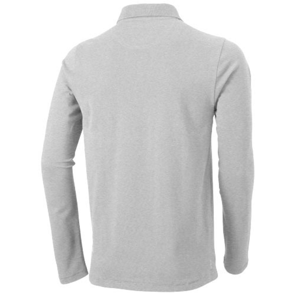 Oakville мужская футболка-поло с длинным рукавом