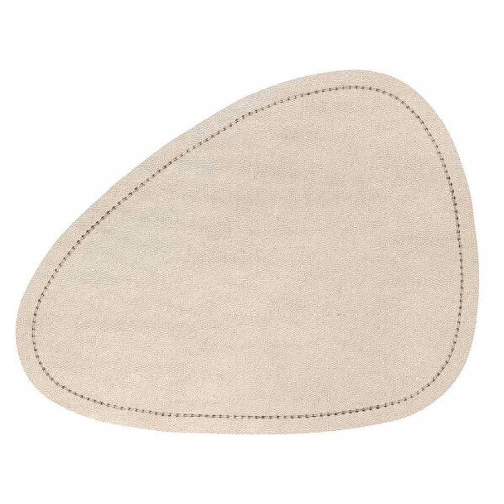 Сервировочная салфетка капля 45х35,5 см Кожа бежевая