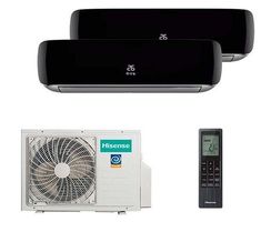 Мультисплит система на 2 комнаты Hisense AMS-09UW4RVETG00(B) x 2 / AMW2-18U4RXC