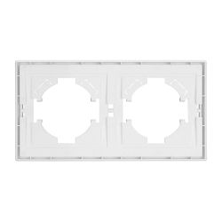 Рамка пластиковая FRM-TENDO-PL-2-WH (Arlight, Белый) 053839