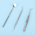 Набор зонд, зеркало, пинцет	нержавеющая сталь Dental Needle Mirror Tweezers