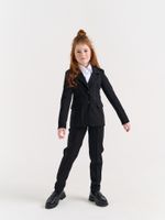 Жакет для девочки "Черный" 7+