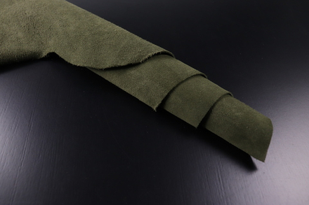 1,1-1,3 Кожа Подкладочная Франт (Велюр КРС) Малахит 150 дм² (КЛ)