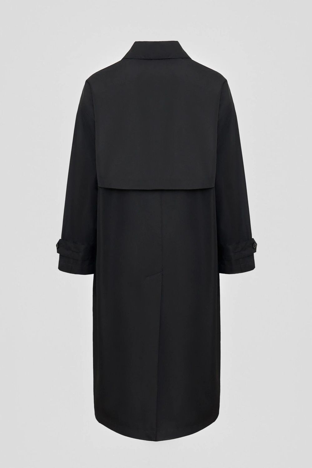 Плащ FOS Длинный Мужской Черный