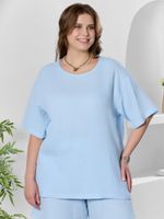 Блузка Вуаль-4 Виотекс ГОЛУБОЙ