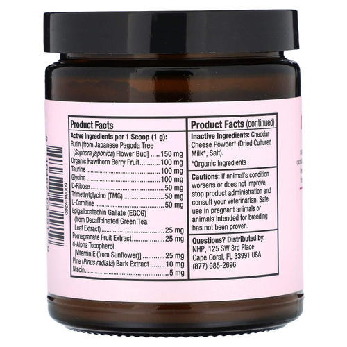 Dr. Mercola, Bark & Whiskers™, добавка для здоровья сердца, для собак и кошек, 90 г (3,17 унции)