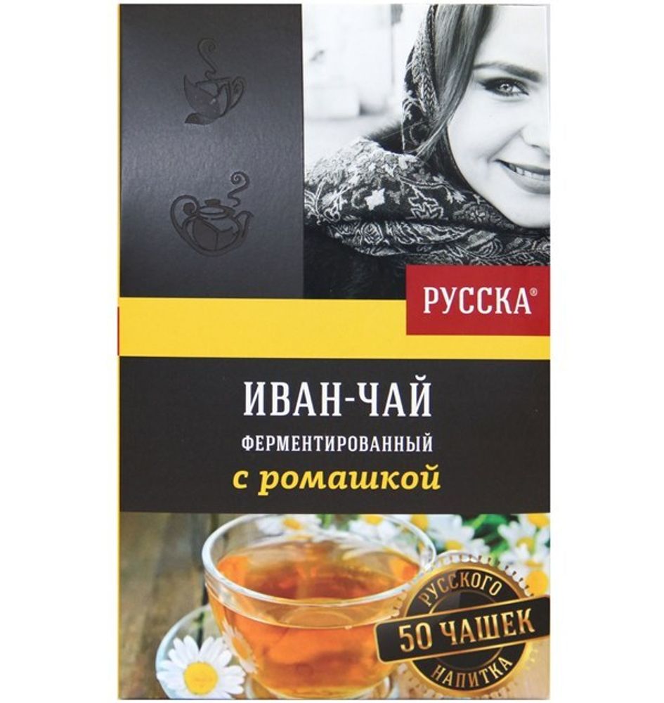 Иван- чай ферментированный с ромашкой&quot; Русска&quot;, 50гр