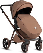 Детская коляска Tutis Mio 3 Plus Limited New 4 в 1 с автокреслом Elo Lux EduSky Black и базой 1622016 Hoopoe Brown
