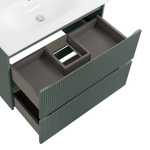 Тумба с раковиной подвесная BelBagno UNO-900-2C-SO-VO Еловый матовый, раковина белая BB-8099-90