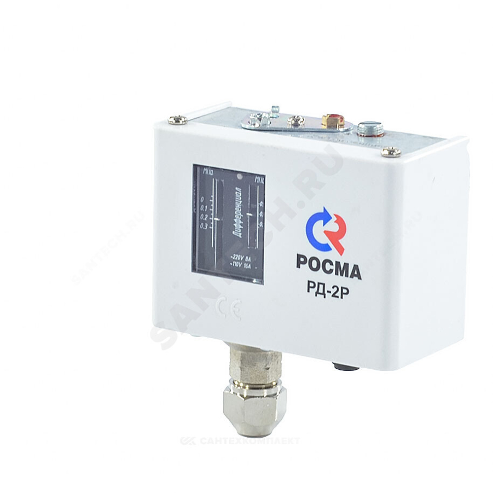 Реле давления РД-2Р модель 35 -0.02-0.8 МПа 1/2" Росма 00000024000