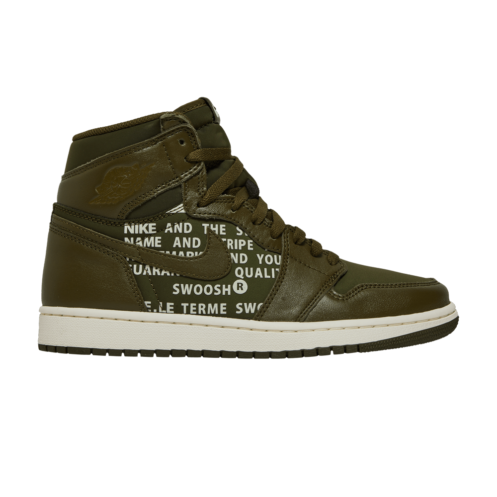 Кроссовки Jordan Air Jordan 1 Retro High Olive Canvas