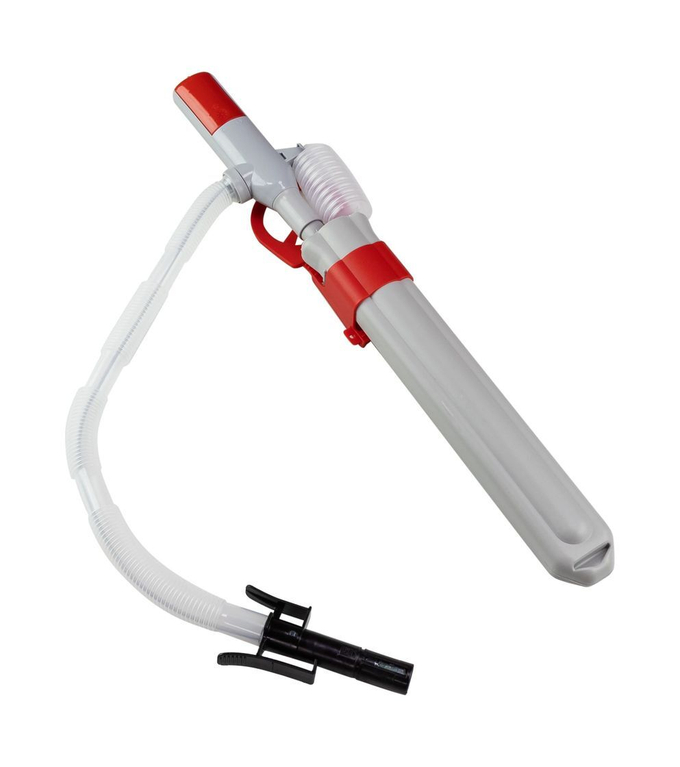 Насос электрический для перекачки топлива на батарейках с чехлом для хранения