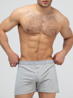 Мужские трусы-шорты с пуговицами (Размер: M) (Цвет: черный)