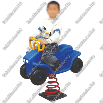 Качалка для детей для игровых комнат, площадок "Синяя Машина"