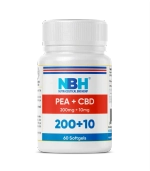 NBHemp - PEA + CBD 200 mg + 10 mg 60 softgels