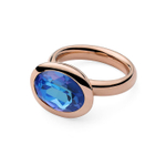 Кольцо Qudo Tivola Royal Blue Delite 19 мм 651007 BL/RG