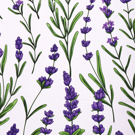 Ткань Габардин 140 г/м² 100% полиэстер шир.150 см  цв.белый